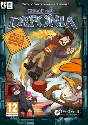 NoDVD для Chaos on Deponia / Депония 2: Взрывное Приключение [v1.0 EN/RU]